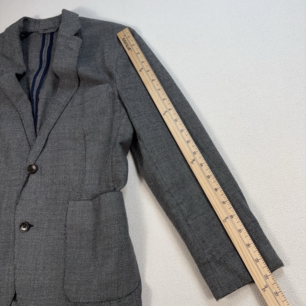 Bonobos Vitale Barberis Canonico Wool Blazer Jacket Men's 38S Gray Standard Fit - Picture 13 of 16